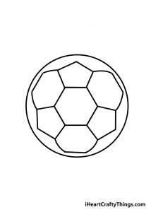 Soccer Ball Drawing - How To Draw A Soccer Ball Step By Step