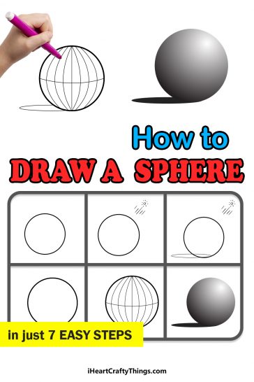 Sphere Drawing - How To Draw A Sphere Step By Step