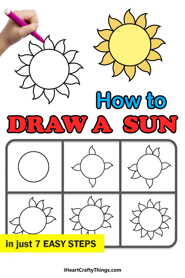 Great How To Draw A Sun Step By Step of all time Learn more here 
