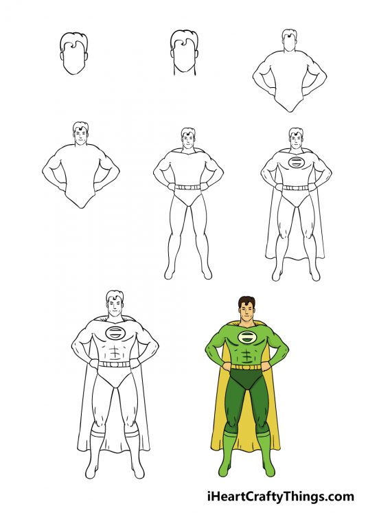 Superhero Drawing Guide Part 3