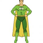 superhero drawing image