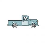 how to draw a truck image