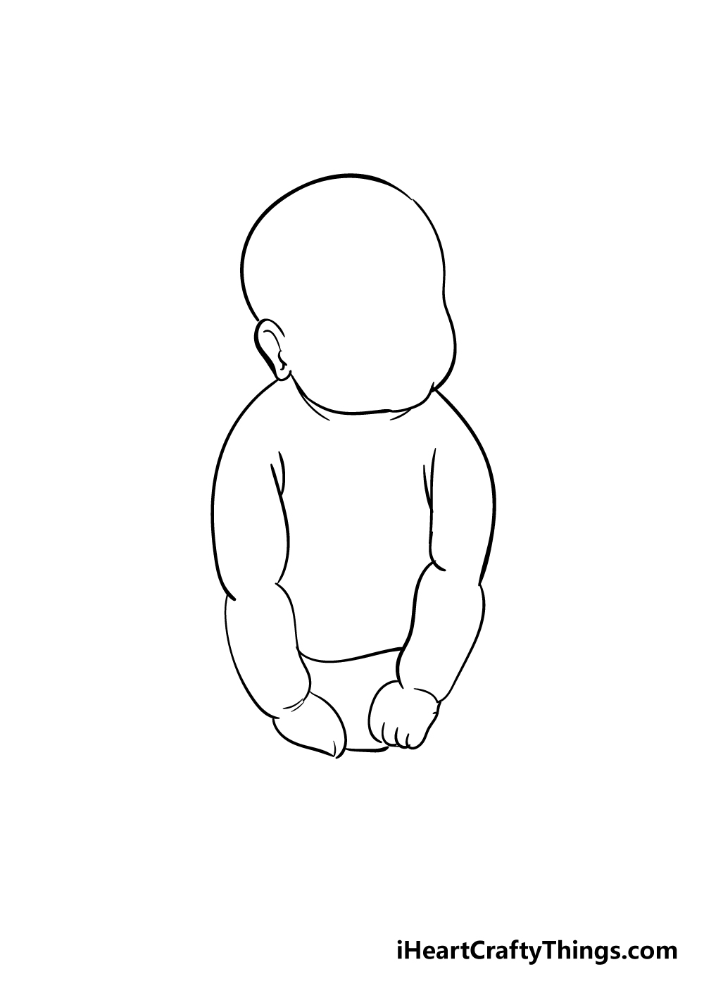 Baby Drawing - How To Draw A Baby Step By Step