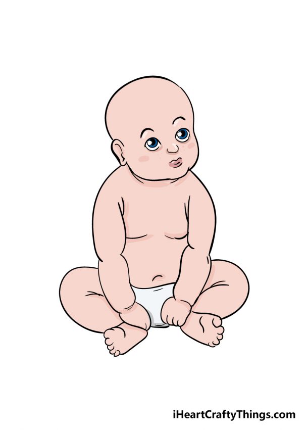 Baby Drawing - How To Draw A Baby Step By Step