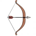 how to draw a bow image