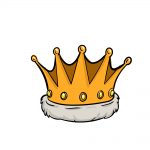 how to draw crown image