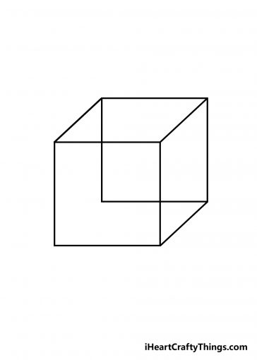 Cube Drawing - How To Draw A Cube Step By Step