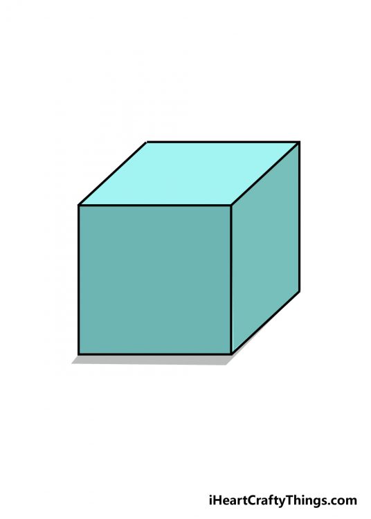 Cube Drawing - How To Draw A Cube Step By Step