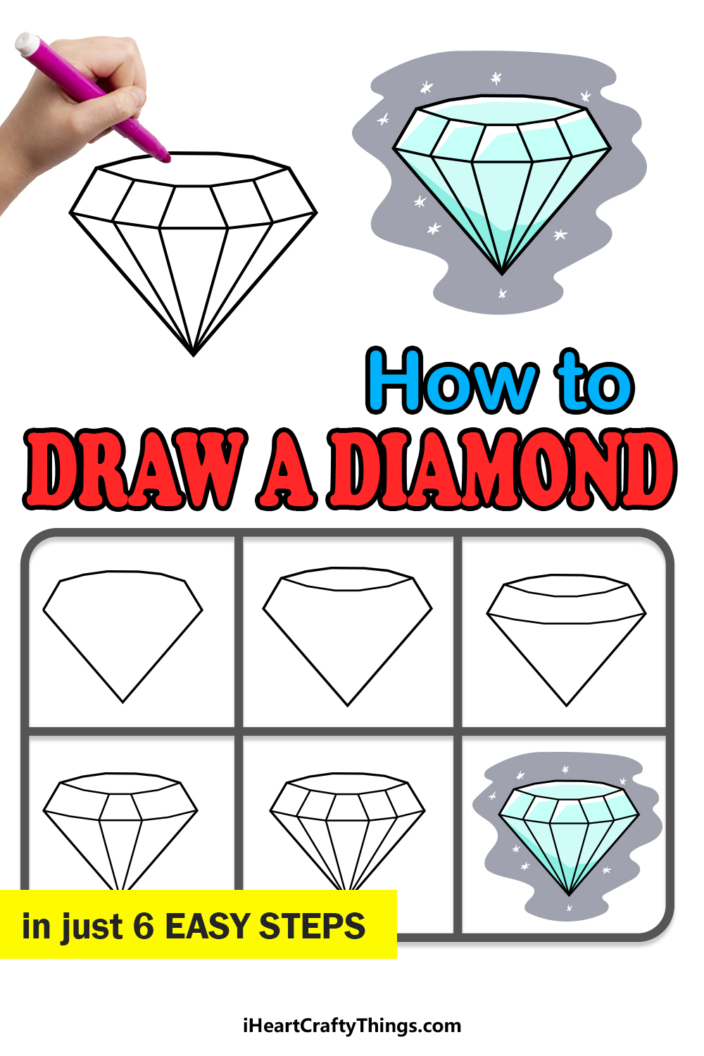 Diamond sketch painting | Diamond sketch, Sketch painting, Creative