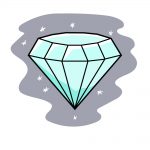 how to draw diamond image