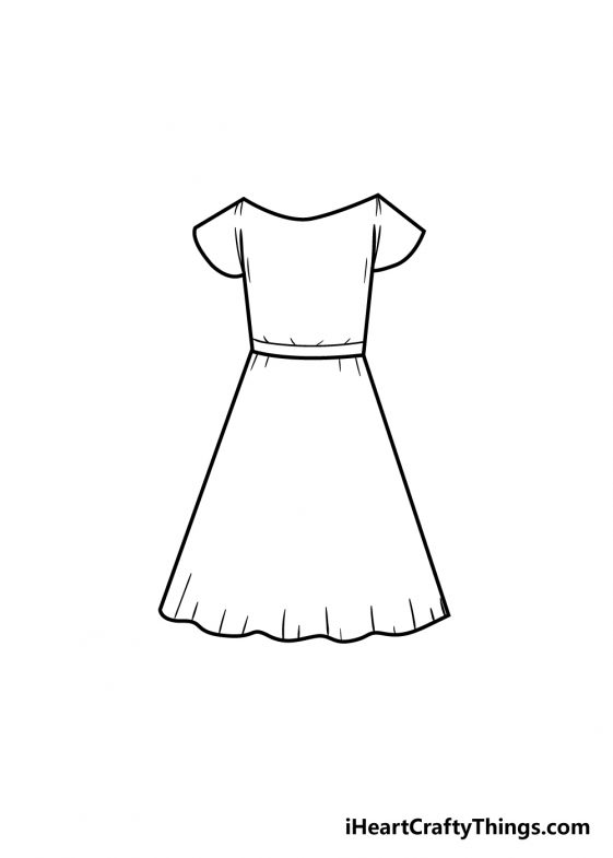 Animal How To Draw A Dress Sketch Step By Step for Adult
