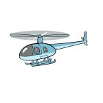 how to draw helicopter image