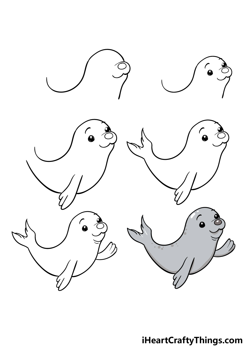 easy way to draw a seal