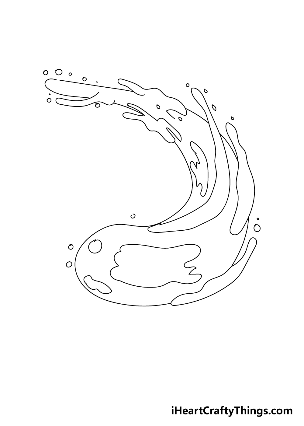 water drawing step 5