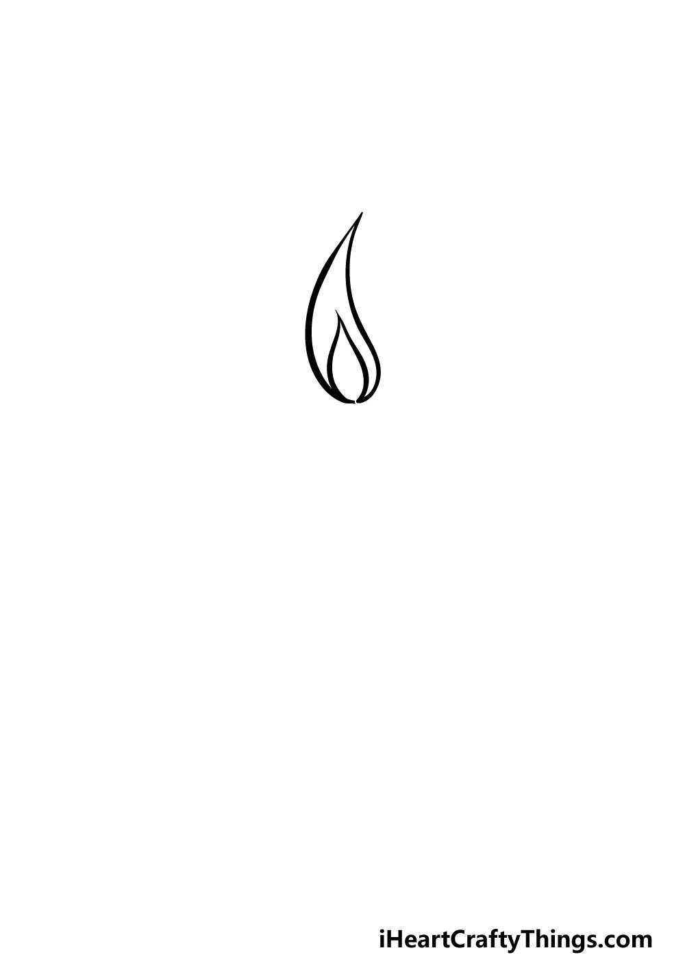 drawing a candle step 1