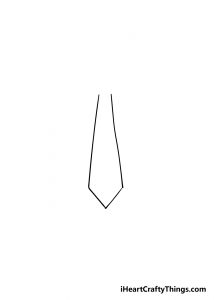 Tie Drawing - How To Draw A Tie Step By Step