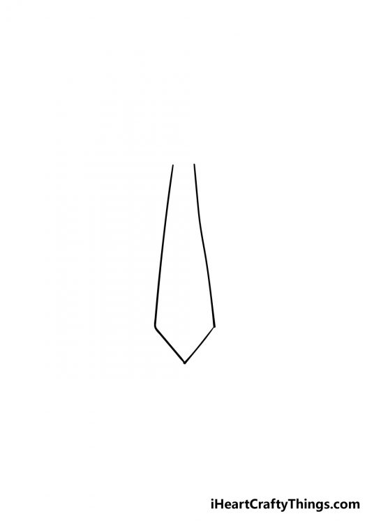 Tie Drawing - How To Draw A Tie Step By Step