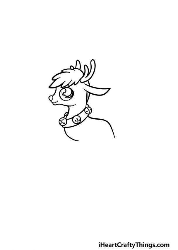 Rudolph Drawing - How To Draw Rudolph Step By Step