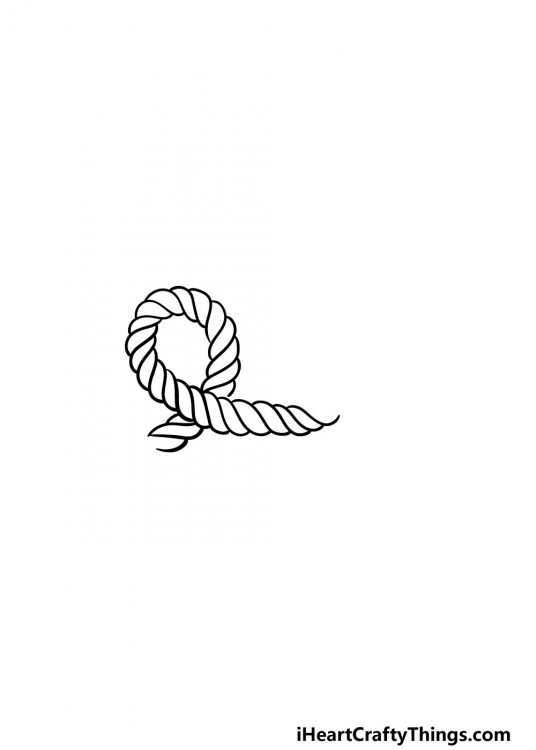 Rope Drawing - How To Draw Rope Step By Step
