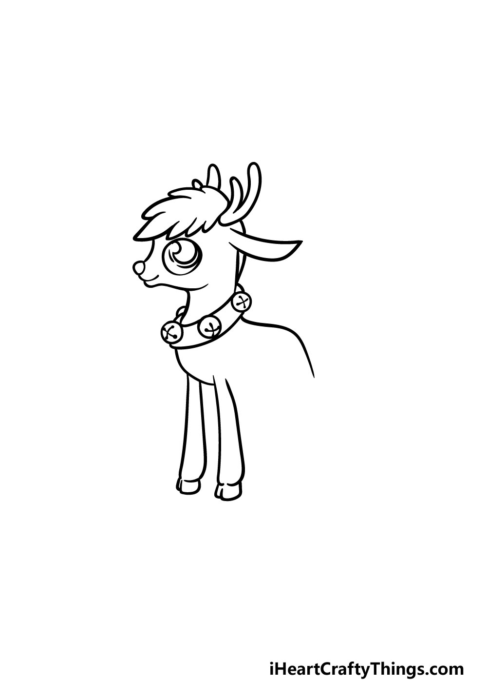drawing Rudolph step 3