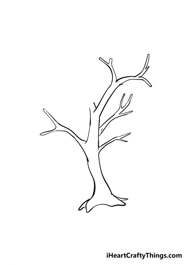 Branches Drawing - How To Draw Branches Step By Step