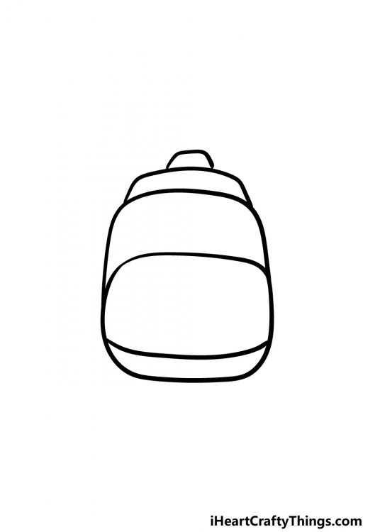 Backpack Drawing - How To Draw A Backpack Step By Step