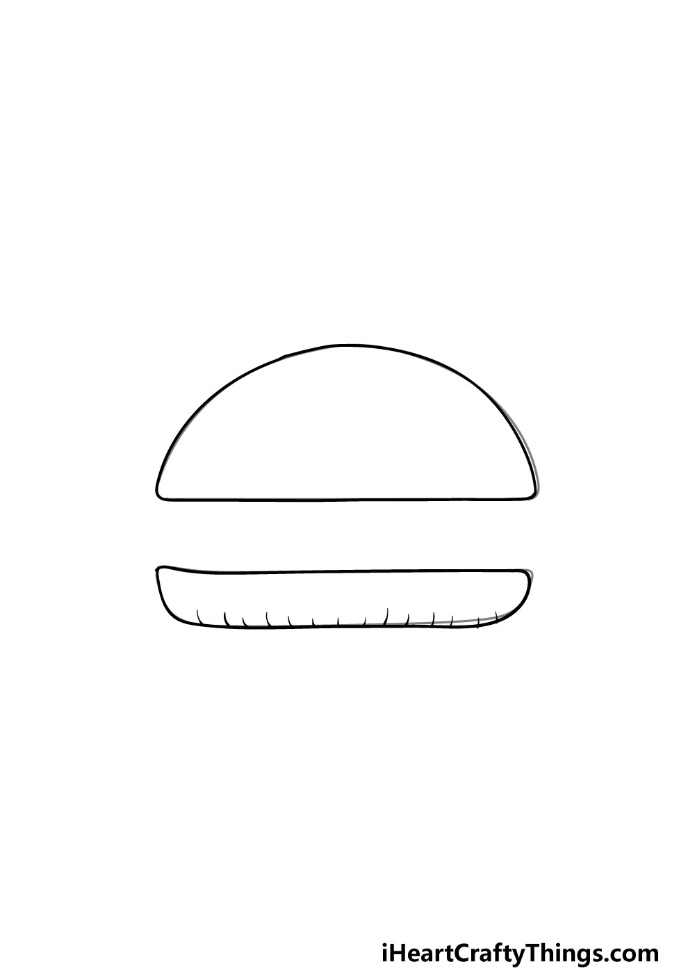 drawing a bun step 3