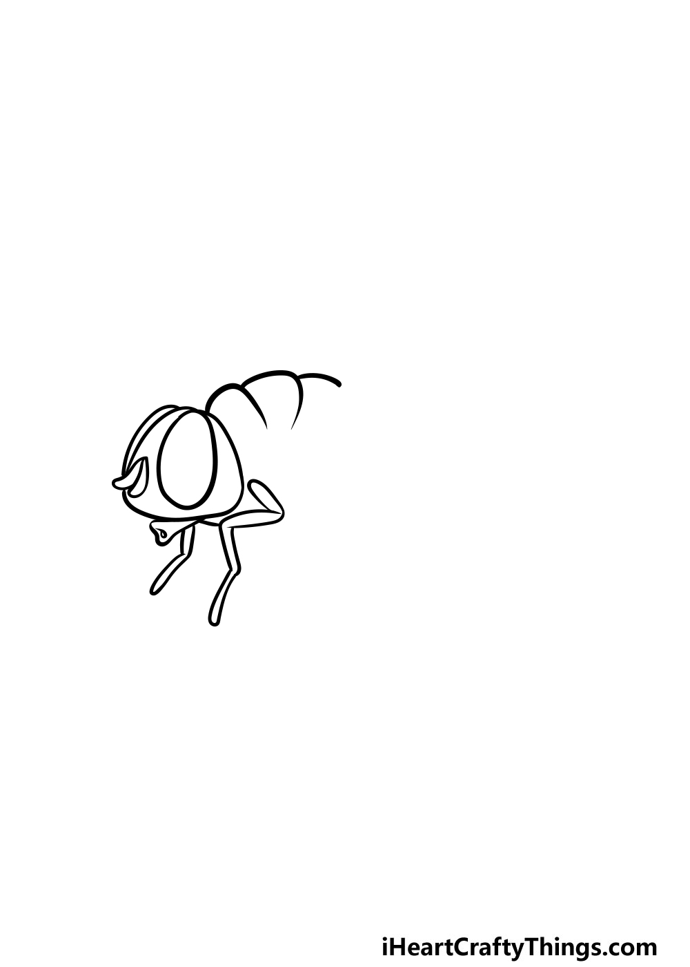drawing a fly step 3