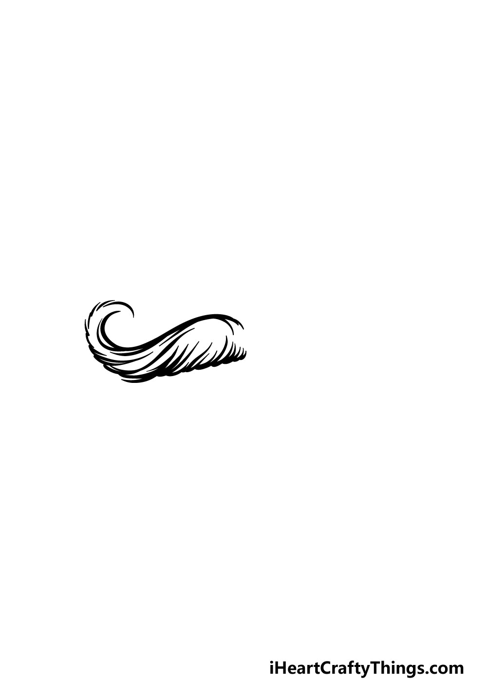 drawing a mustache step 3