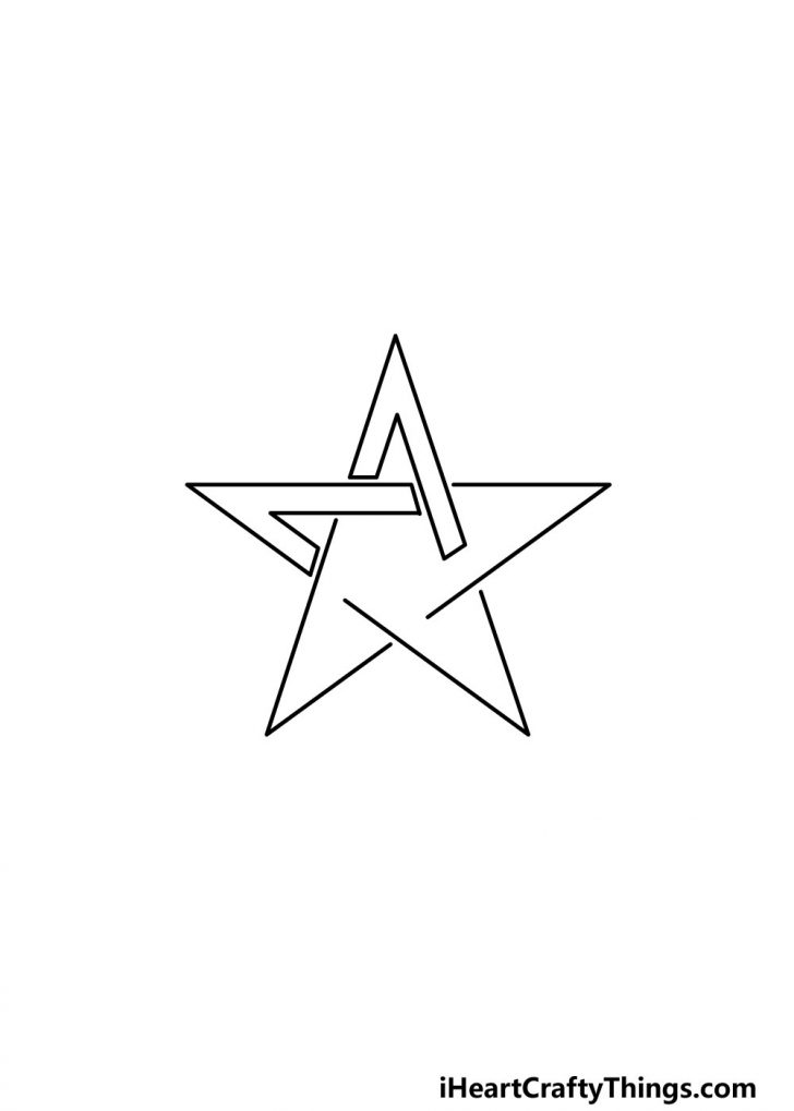Pentagram Drawing - How To Draw A Pentagram Step By Step