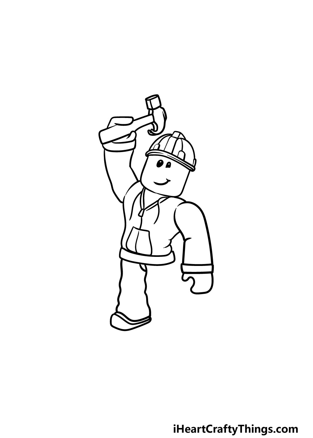 How to Draw a Roblox Character Hutchinson Hastionly