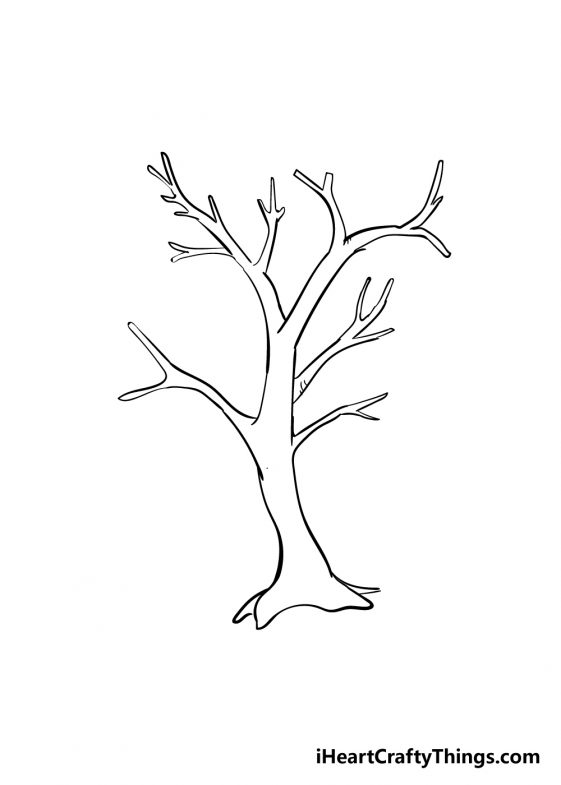 Branches Drawing How To Draw Branches Step By Step