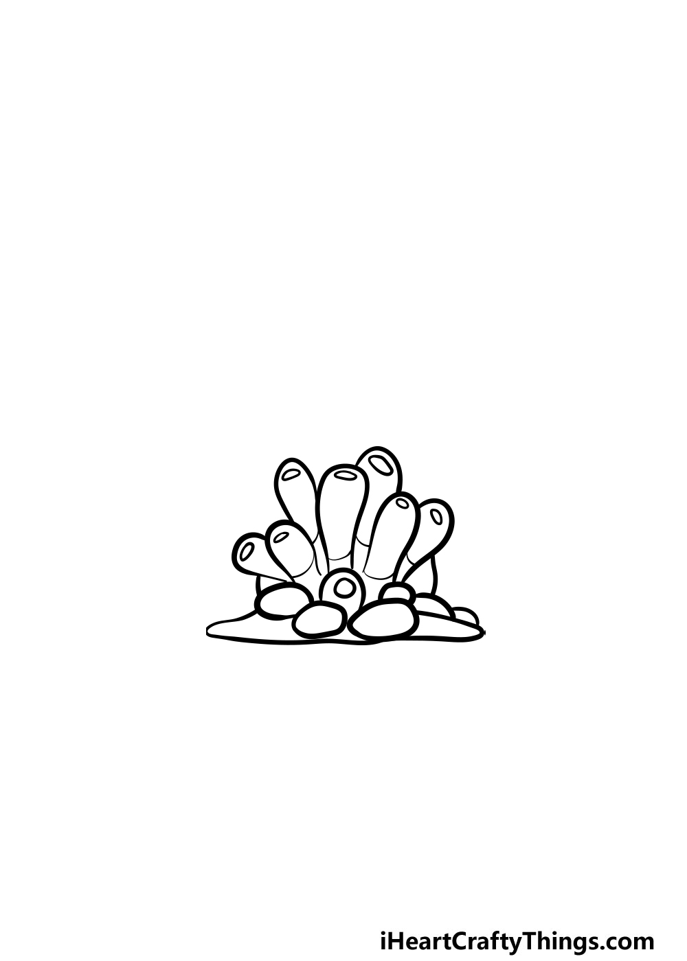 How To Draw Cartoon Coral How To Draw Cartoon Coral