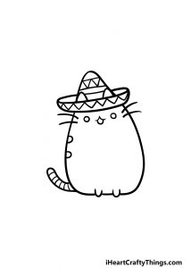 Pusheen Cat Drawing - How To Draw Pusheen Cat Step By Step