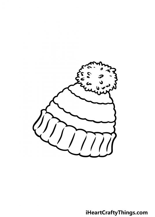 Beanie Drawing - How To Draw A Beanie Step By Step