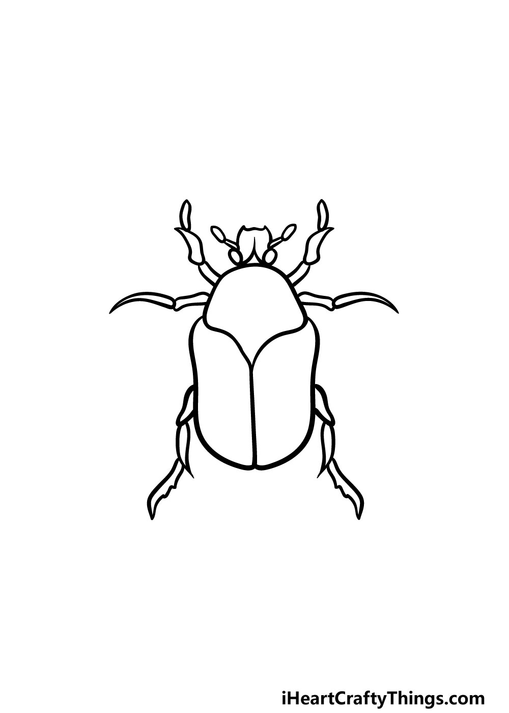 drawing a bug step 5