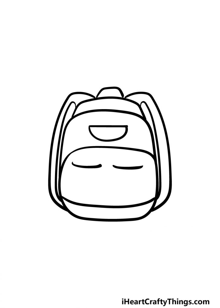 Backpack Drawing How To Draw A Backpack Step By Step