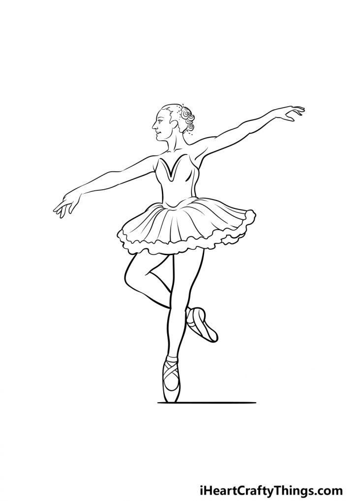 Ballerina Drawing - How To Draw A Ballerina Step By Step