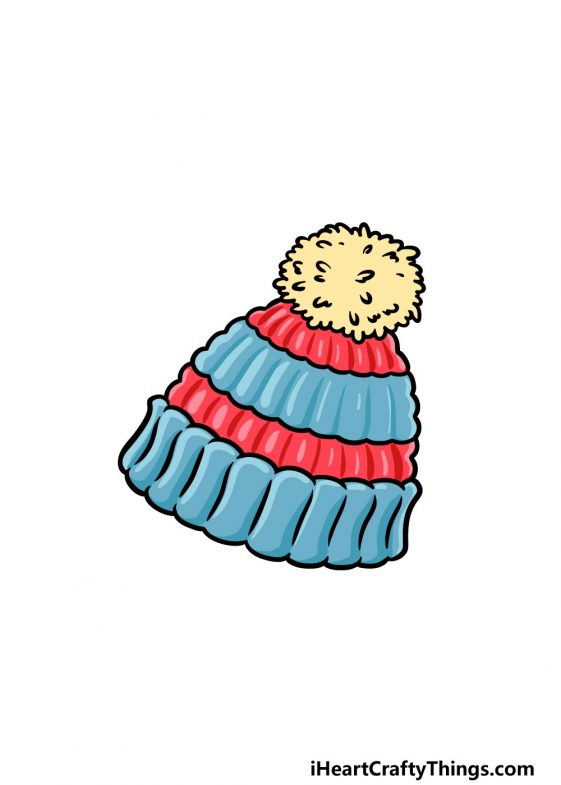 Beanie Drawing - How To Draw A Beanie Step By Step