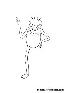 Kermit The Frog Drawing - How To Draw Kermit The Frog Step By Step