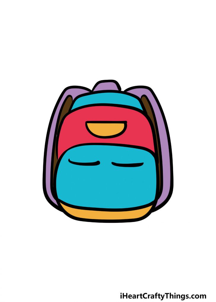 Backpack Drawing How To Draw A Backpack Step By Step