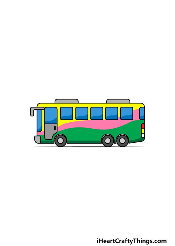Bus Drawing - How To Draw A Bus Step By Step