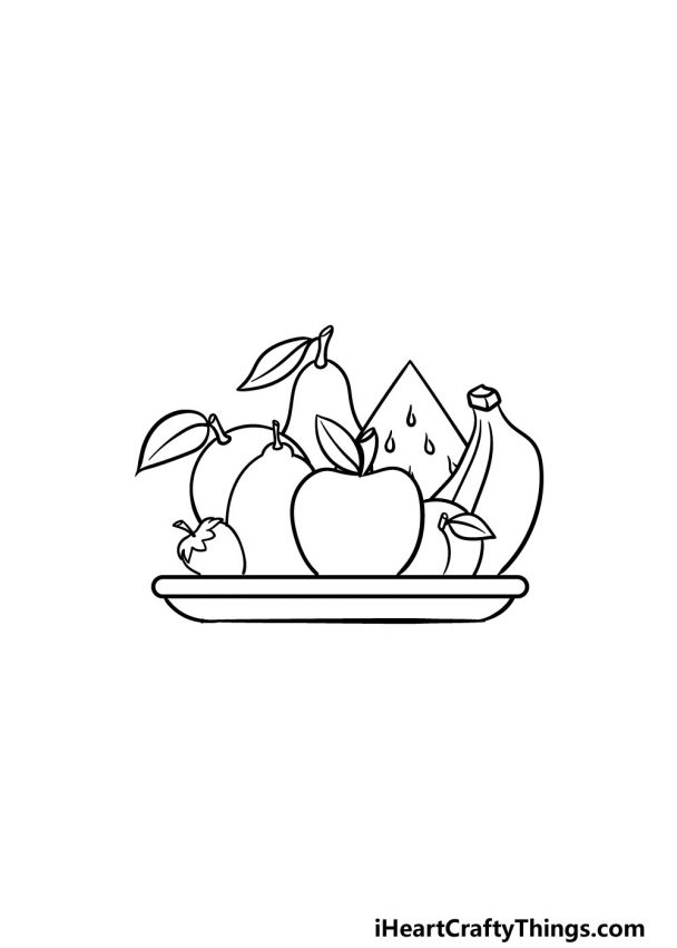 Fruits Drawing - How To Draw Fruits Step By Step