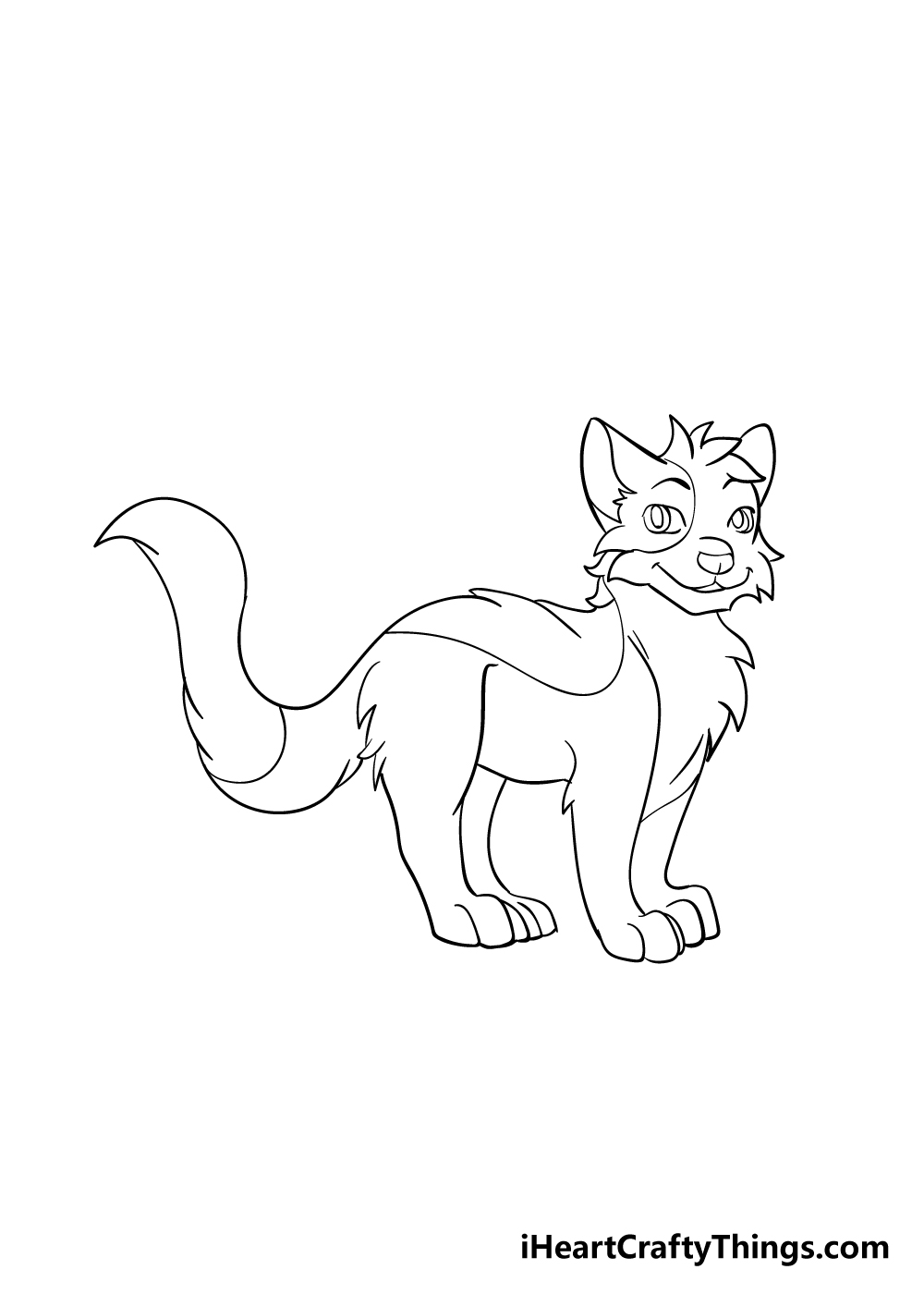 warrior cats drawing step 7