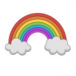 drawing a rainbow step 9