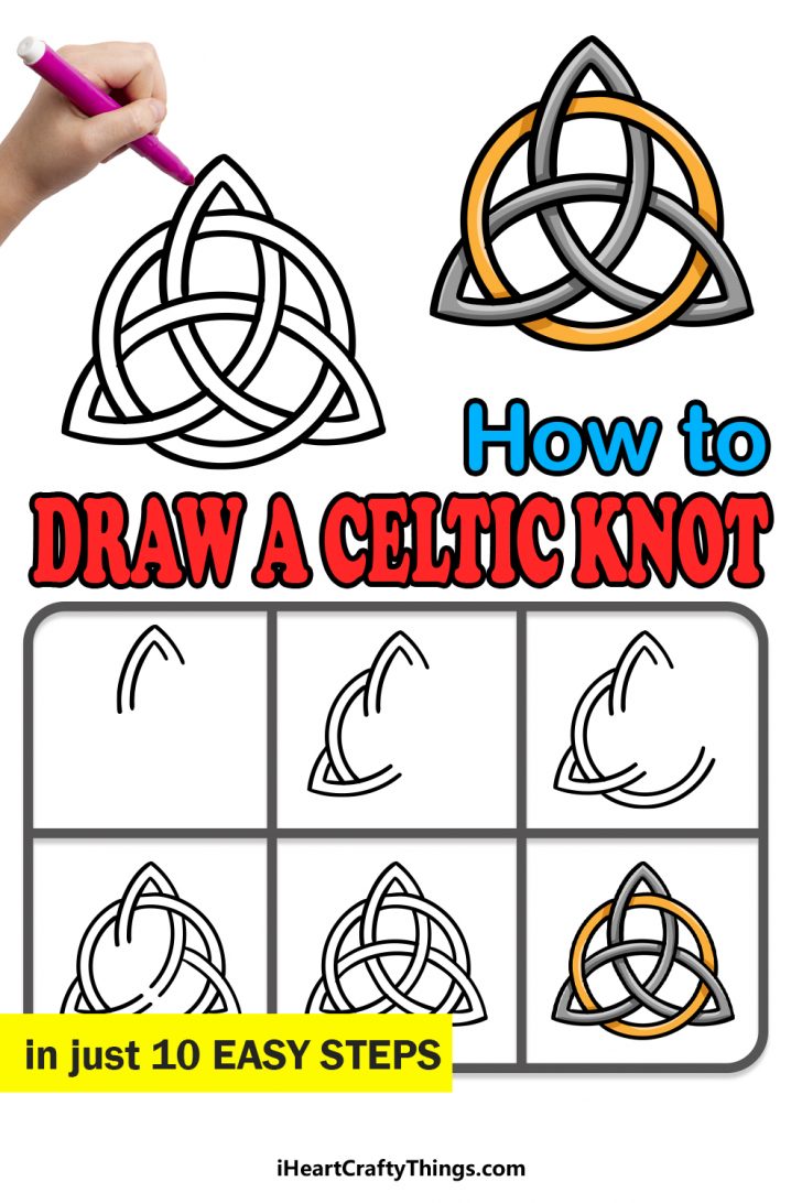 Celtic Knot Drawing - How To Draw A Celtic Knot Step By Step