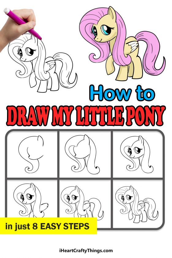 My Little Pony Drawing - How To Draw My Little Pony Step By Step