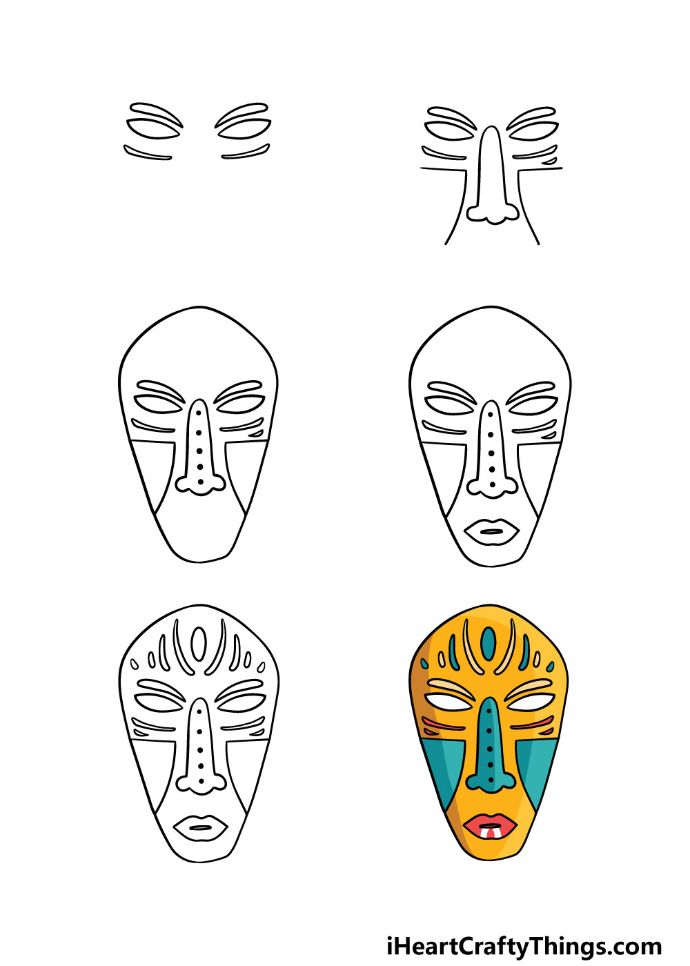 easy mask designs for art