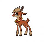 how to draw Rudolph image