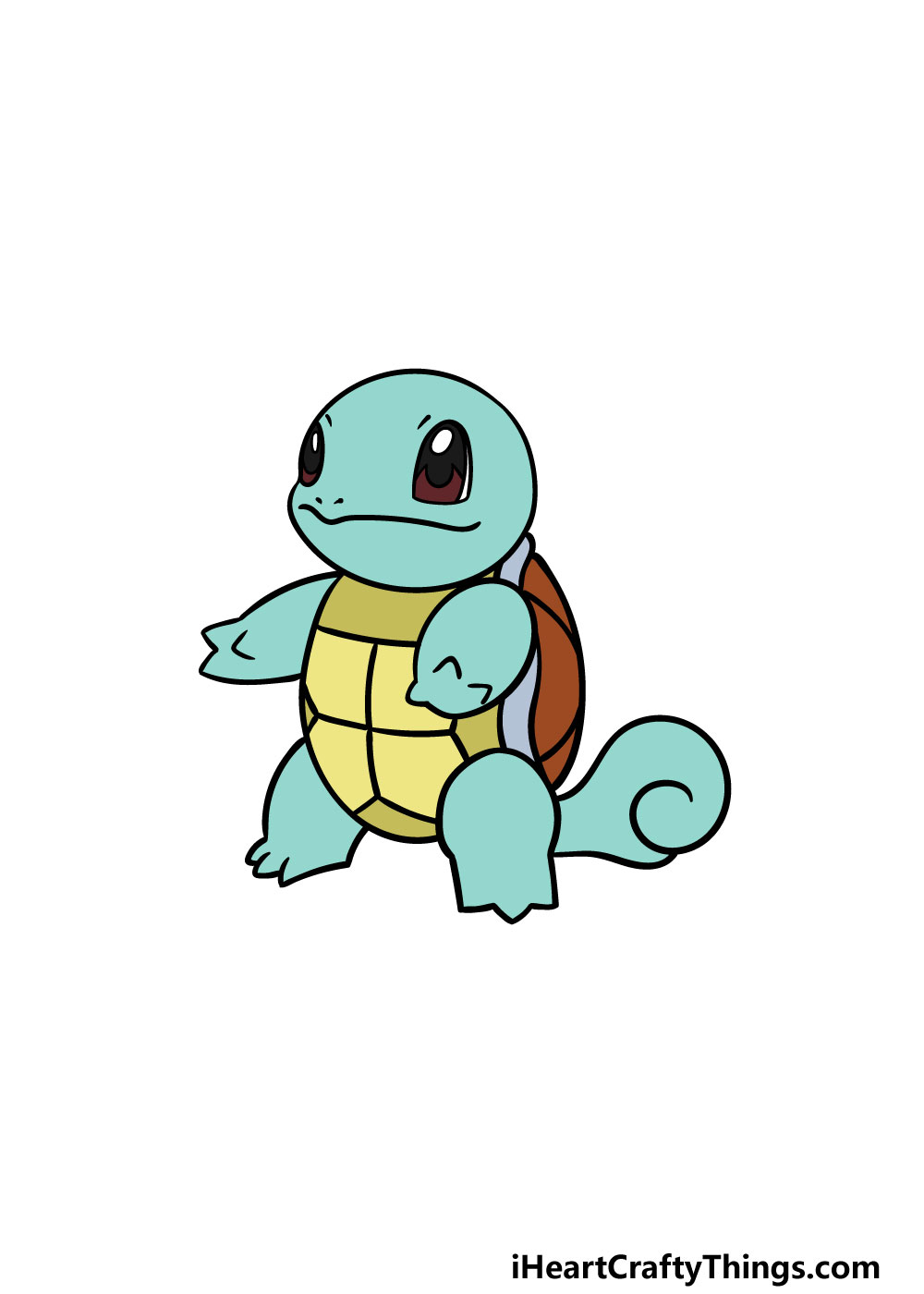 Squirtle Drawing - How To Draw Squirtle Step By Step